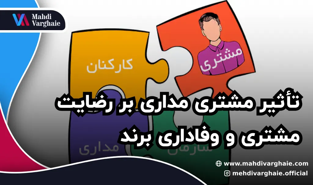 تأثیر مشتری مداری بر رضایت مشتری و وفاداری برند